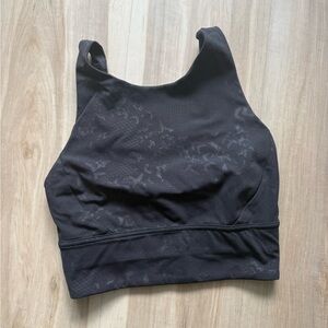 Lululemon x Barry’s Black Sports Bra size 2